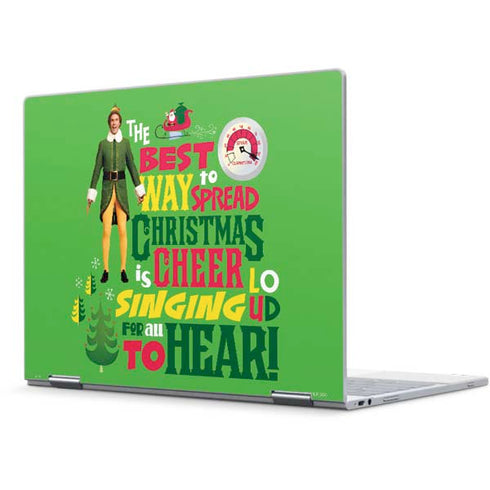 Elf Spread Christmas Cheer Pixelbook Skin